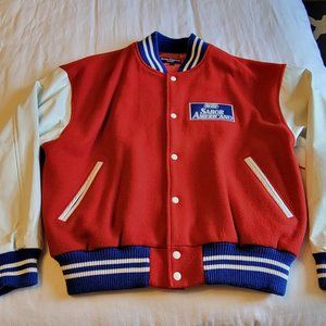 Vintage 90's Pingo Doce Portugal Cola Varsity Jacket Men's XL